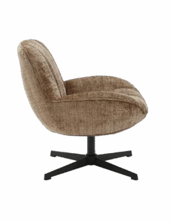Fauteuil Pauline Chenille Sable -Magasin De Meubles De Qualité fauteuil pauline chenille sable 2
