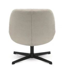 Fauteuil Pauline écru Pivotant -Magasin De Meubles De Qualité fauteuil pauline ecru pivotant 4