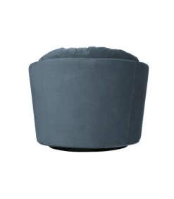 Fauteuil Pivotant Carroussel Velours Bleu -Magasin De Meubles De Qualité fauteuil pivotant carroussel velours bleu 4