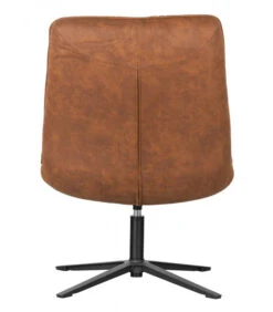 WOOOD Fauteuil Pivotant Dirkje Cuir Artificiel Cognac 11 WOOOD Fauteuil Pivotant Dirkje Cuir Artificiel Cognac -Magasin De Meubles De Qualité fauteuil pivotant dirkje cuir artificiel cognac 4