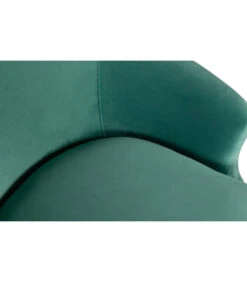 Fauteuil Pivotant Jada Velours Bleu Sarcelle -Magasin De Meubles De Qualité fauteuil pivotant jada velours bleu sarcelle 4