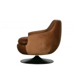Fauteuil Pivotant Jada Velours Marron 9 Fauteuil Pivotant Jada Velours Marron -Magasin De Meubles De Qualité fauteuil pivotant jada velours marron 2