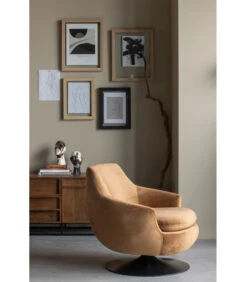 Fauteuil Pivotant Jada Velours Marron 13 Fauteuil Pivotant Jada Velours Marron -Magasin De Meubles De Qualité fauteuil pivotant jada velours marron 6