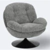 Fauteuil Pivotant Memento Gris Souris - 15% De Remise Offert