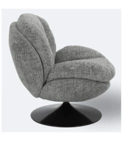 Fauteuil Pivotant Memento Gris Souris - 15% De Remise Offert -Magasin De Meubles De Qualité fauteuil pivotant memento gris souris 2