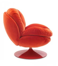 Fauteuil Pivotant Memento Uni Rouge - 15% De Remise Offert -Magasin De Meubles De Qualité fauteuil pivotant memento uni rouge 2