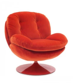 Fauteuil Pivotant Memento Uni Rouge - 15% De Remise Offert