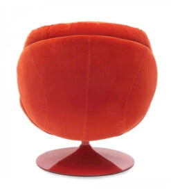 Fauteuil Pivotant Memento Uni Rouge - 15% De Remise Offert -Magasin De Meubles De Qualité fauteuil pivotant memento uni rouge 3