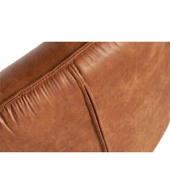 WOOOD Fauteuil Pivotant Skyler Cuir Artificiel Cognac -Magasin De Meubles De Qualité fauteuil pivotant skyler cuir artificiel cognac 7