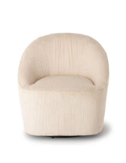 Fauteuil Pivotant Viby Beige -Magasin De Meubles De Qualité fauteuil pivotant viby beige 3