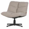 WOOOD Fauteuil Pivotant Vinny Bouclé Sable