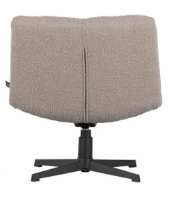 WOOOD Fauteuil Pivotant Vinny Bouclé Sable -Magasin De Meubles De Qualité fauteuil pivotant vinny boucle sable 5