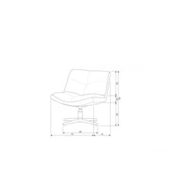 WOOOD Fauteuil Pivotant Vinny Bouclé Sable -Magasin De Meubles De Qualité fauteuil pivotant vinny boucle sable 8