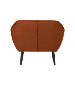 Fauteuil Rocco Velours Rouille -Magasin De Meubles De Qualité fauteuil rocco velours rouille 2