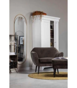 Fauteuil Rocco Velours Vert Chaud -Magasin De Meubles De Qualité fauteuil rocco velours vert chaud 4