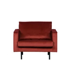 Fauteuil Rodéo Velvet Chestnut