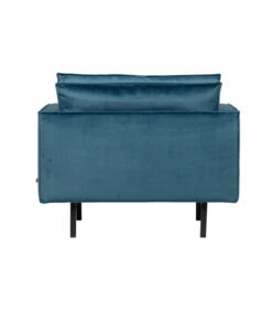 Fauteuil Rodéo Velvet Bleu -Magasin De Meubles De Qualité fauteuil rodeo velvet bleu 3