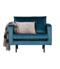 Fauteuil Rodéo Velvet Bleu -Magasin De Meubles De Qualité fauteuil rodeo velvet bleu 4