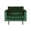 Fauteuil Rodéo Velvet Vert Forêt