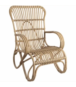Fauteuil Rotin Manau Nature