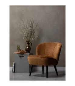 Fauteuil Sara Velours Cognac -Magasin De Meubles De Qualité fauteuil sara velours cognac 10