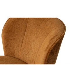 Fauteuil Sara Velours Cognac -Magasin De Meubles De Qualité fauteuil sara velours cognac 3