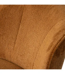 Fauteuil Sara Velours Cognac -Magasin De Meubles De Qualité fauteuil sara velours cognac 5
