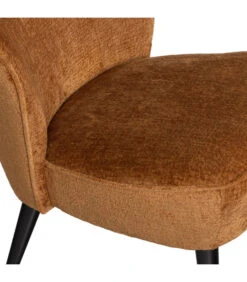 Fauteuil Sara Velours Cognac -Magasin De Meubles De Qualité fauteuil sara velours cognac 6