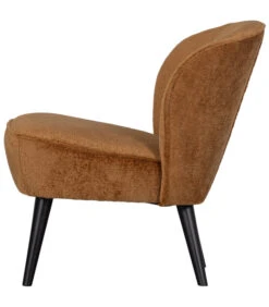 Fauteuil Sara Velours Cognac -Magasin De Meubles De Qualité fauteuil sara velours cognac 9