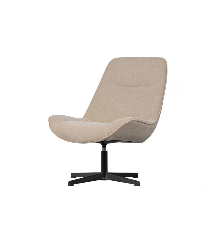 WOOOD Fauteuil Stach Pivotant Beige 2 WOOOD Fauteuil Stach Pivotant Beige – Image 2