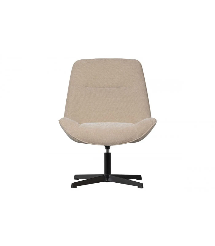 WOOOD Fauteuil Stach Pivotant Beige 3 WOOOD Fauteuil Stach Pivotant Beige – Image 3