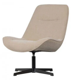 WOOOD Fauteuil Stach Pivotant Beige