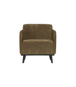 Fauteuil Statement Côtelé Sable