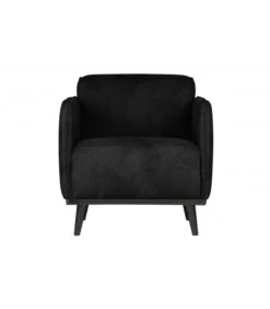 Fauteuil Statement Suédine Noire