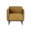 Fauteuil Statement Velours Miel