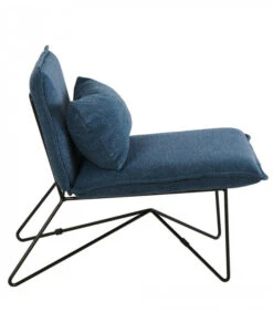 Fauteuil Trinita Bleu Nuit -Magasin De Meubles De Qualité fauteuil trinita bleu nuit 2