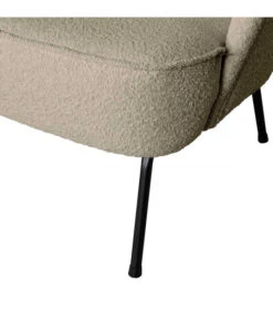 Fauteuil Vogue Bouclé Beige -Magasin De Meubles De Qualité fauteuil vogue boucle beige 2