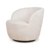 Fauteuil Walter Blanc Pivotant