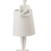 Figurine De Lampe En Résine Blanche