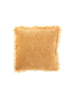 Frange De Coussin En Polyester Ocre
