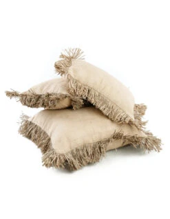 Housse De Coussin En Jute Naturelle - 30x50 -Magasin De Meubles De Qualité housse de coussin en jute naturelle 30x50 7