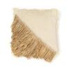 Housse De Coussin En Raphia Et Coton - Blanc Naturel - 60x60