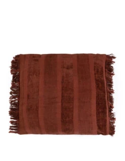 Housse De Coussin Oh My Gee - Velours Bordeaux - 60x60