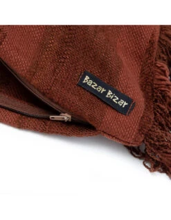 Housse De Coussin Oh My Gee - Velours Bordeaux - 60x60 -Magasin De Meubles De Qualité housse de coussin oh my gee velours bordeaux 60x60 4