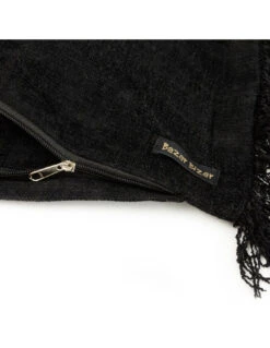 Housse De Coussin Oh My Gee - Velours Noir - 35x100 -Magasin De Meubles De Qualité housse de coussin oh my gee velours noir 35x100 4