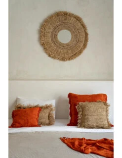 Housse De Coussin Oh My Gee - Velours Rouille - 40x40 -Magasin De Meubles De Qualité housse de coussin oh my gee velours rouille 40x40 4