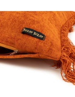 Housse De Coussin Oh My Gee - Velours Rouille - 40x40 -Magasin De Meubles De Qualité housse de coussin oh my gee velours rouille 40x40 5