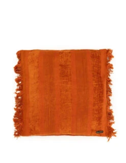 Housse De Coussin Oh My Gee - Velours Rouille - 60x60