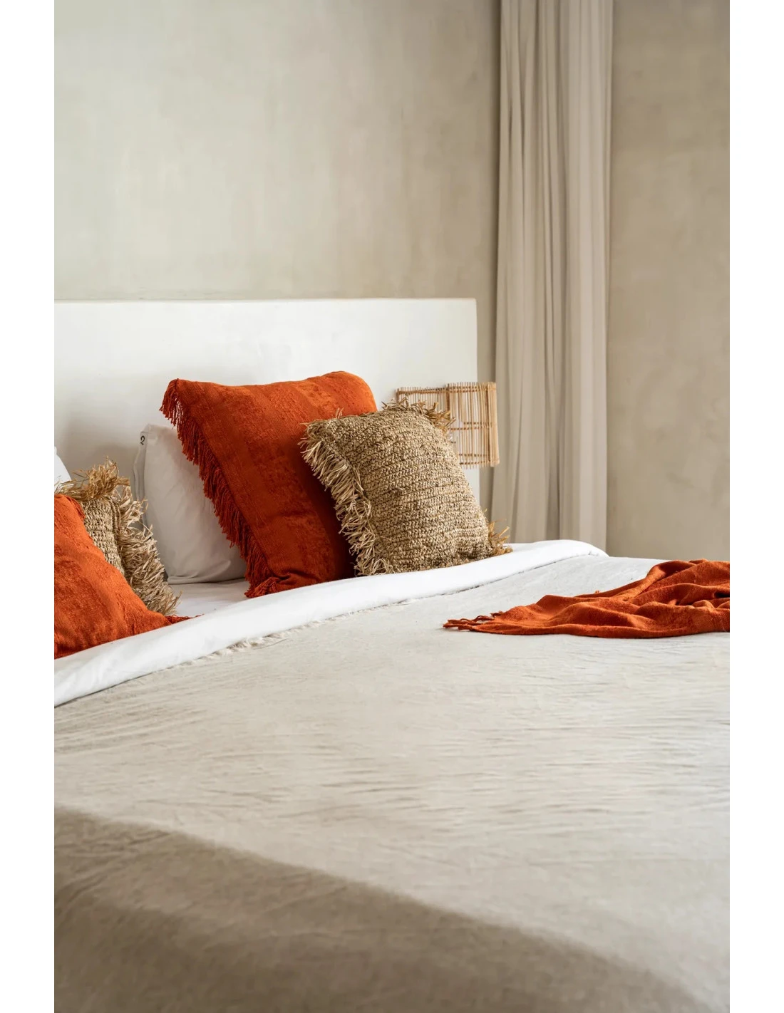 Housse De Coussin Oh My Gee - Velours Rouille - 60x60 2 Housse De Coussin Oh My Gee - Velours Rouille - 60x60 – Image 2