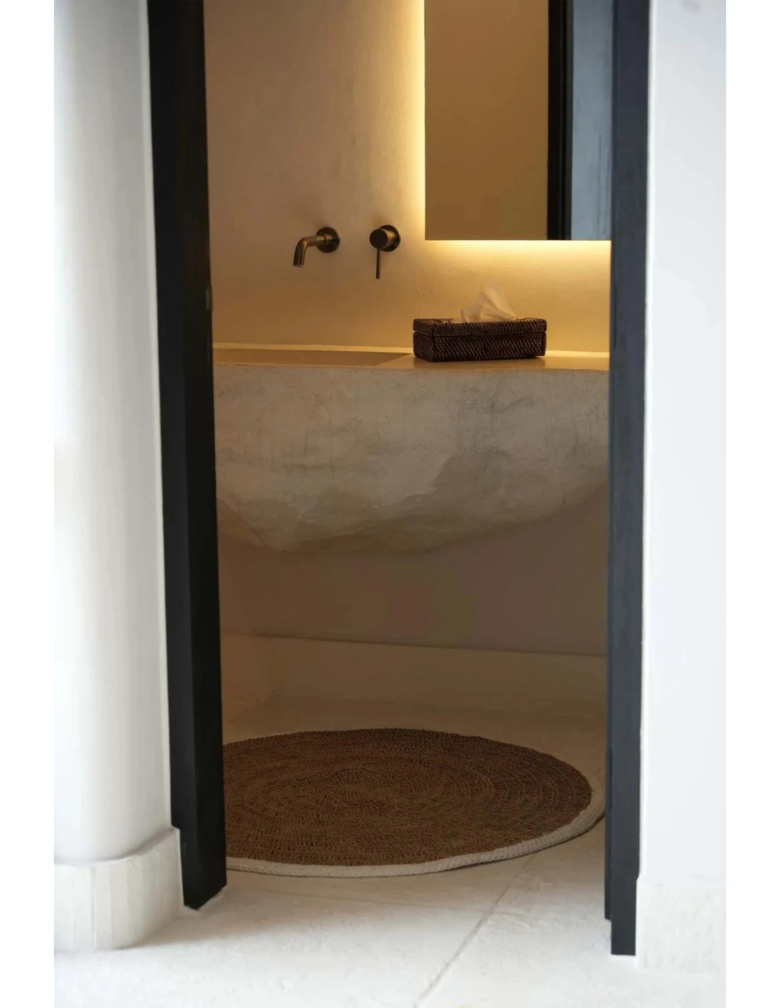 La Boîte à Mouchoirs Classique En Rotin - Marron Naturel 2 La Boîte à Mouchoirs Classique En Rotin - Marron Naturel – Image 2